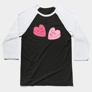 Candy Hearts Baseball T-Shirt